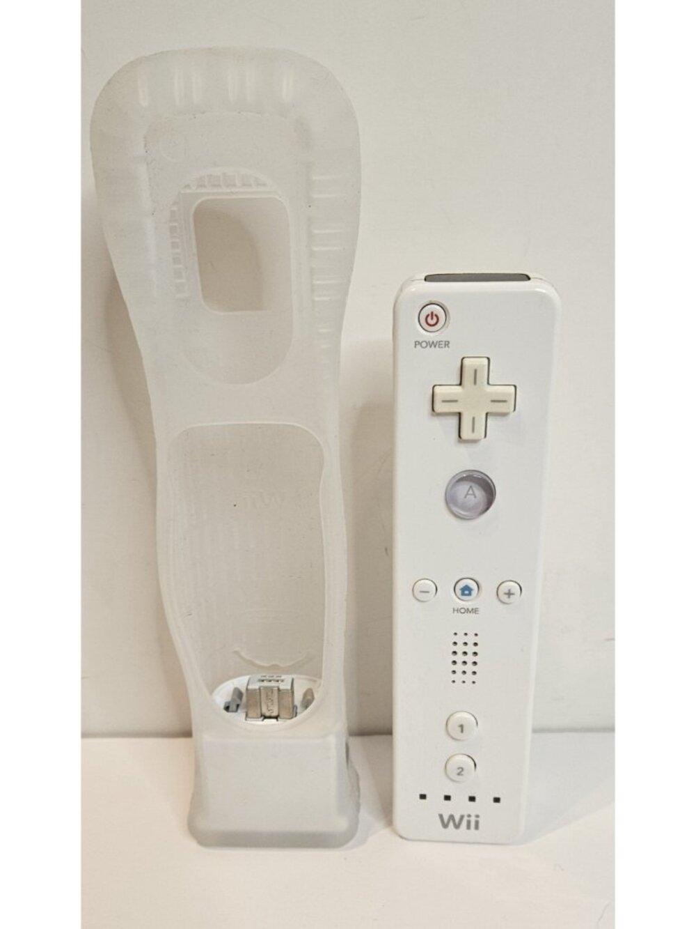 White OEM Nintendo Wii Wiimote with Motion Plus add-on RVL-003 [Tested/Works]
